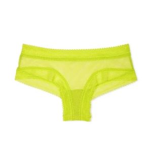 Victoria Secret-The Lacie Floral Frenzy Cheeky Panty (Limelight)-S